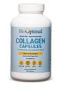 BioOptimal Collagen Peptides Capsules - 草皮、毛发和钉子的草皮、草皮、水解蛋白补充剂 - 非GMO,男女零糖日药(180 Capsules)
