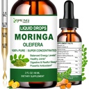 纯莫林加奥利费拉液滴,有机莫林加叶提取法 w. Turmeric, Black Pepper, Moringa 能源代谢剂补充剂 Imune Skin Joint & Gut, 6X 强于莫林加 Capsules Powder