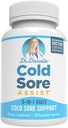 配有赖氨酸和柠檬浆的最佳冷酸补充剂 -- -- Danielle Cold Sore Assistance博士 -- -- 120卡普尔