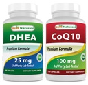 最佳自然剂 DHEA 100毫克和COQ10 100毫克