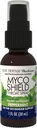 主机 Defense MycoShield Throat Spray - 免疫健康支持 - 饮食蘑菇补充剂与Chaga, Reishi, Turkey Tail & More - On-The-Go Immune支持 - Peppermint, 1 fl oz (71 services) *