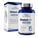 1MD 营养 CholestMD 与橄榄叶提取, Bergavit, Niacin, Garlic QQ 60 Capsules 共配有 橄榄叶提取, Bergavit, Niacin, Garlic | 60 Capsules