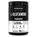 Jacked Factory L-Glutanine Powder 100 services - Vegan发酵L Glutanine Supposed for Workingout Muscle恢复,豁免,消化性健康 QQ没有人工填充器 - 不受欢迎