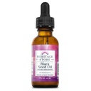 HERITAGE STORE 黑种子油 w/3% Thymoquinone, Omega 6 9 - Nigela Sativa 液态石油,从黑种子、联合、文摘和免疫支持中冷压,Vegan,60天保证,30 Servi,1 floz