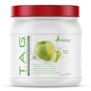 代谢营养, TAG, Trans Alanyl Glutamine, 100% L-Glutamine Peptide Powder, 工作前补充, 400克(40枚) (绿色苹果)