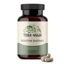 TERRA 原始消化酶与亲生素和预生素 → 60 Capsules → 支持消化性古特健康 → 非转基因O , Gluten Free, Vegan → 男女