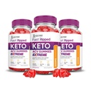 合理实验室(3 Pack Fast ripped Keto ACV Gummys Extreme 2000MG Fast ripped Keto Gummys Apple Cider Vinegar 配以石榴甜菜汁粉 B12 Vegan Non GMO 180 Gummys 配以 石榴甜菜