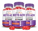(3 Pack) Ultra Quick Keto ACV Gummys Extreme 2000MG Ultraquick Keto Gummys 苹果苹果苹果苹果醋 配以石榴甜菜汁粉 B12 Vegan Non GMO 180 Gummys 配制.
