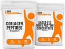 散装补充剂 Collagen Peptides 1kg + 草药Whei蛋白