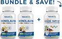 天然Cure Labs Monolaurin 600mg 2 Pack + 免疫支持