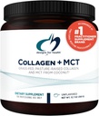 健康Collagen + MCT, 不受欢迎的- 水解草- Fed Collagen Peptides 与 MCT 油粉促进精神焦点,可持续能源,皮肤和古特健康(30种服务)的设计