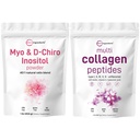 多科拉根蛋白粉 2lbs & Myo & D-Chiro Inositol 粉盒 2 Pack |草-Fed Collagen Peptides | Inositol 妇女补编