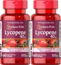 清教徒的荣耀Premium Lycopene 40mg,前列腺、抗氧化剂、心脏健康和总体健康支助的饮食补充,2个月供应,60个快速释放软胶,2包