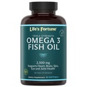 生活财富 鱼油 Omega 3 集中补充 2500 mg, 60 Softgel, HighPotency, EPA & DHA 脂肪酸 - 心脏,大脑,皮肤,联合体 - 非转基因生物