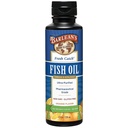 Barlean的Omega 3 鱼油液补充剂,1262mg EPA 和 DHA 脂肪酸,Non-GMO 和 Gluten Free, Orange Flavor, 8 oz