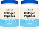 营养成本纯Collagen 氢化物(波维纳)粉末(2包)-草药Bovine Collagen,每瓶1LB