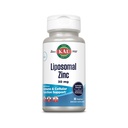 KAL Liposomal Zinc 30mg, 细胞功能和免疫支持补充,强化吸收锌补充, Vegan, Gluten Free, Soy Free, 30 services, 30 Veg Caps