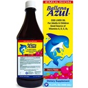 Ballena Azul Aceite de Hígado de Bacalao para Armalos y Niños, 成人和儿童COD肝油,维生素A、D、E、B1, 饮食补充,Omega 3, Inmune System boost, Cherry (Cherry 15 OZ)