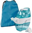导航旅行包 - 鼻水灌溉系统 - saline Nasal Rinse Kit,配有1个鼻水清洁器,30个盐锅和天蓝色旅行包