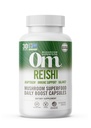 OM MUSHROOM SUPERFOOD Reishi 蘑菇 Capsules Superfood Superfood Superfood Superfood 90 Counters 90 Counters 30天,减轻压力和免疫健康有机适应剂
