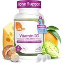 扎赫勒 - 高级维生素D3 5000 IU胶囊(120 Counter) 科舍尔植物友好维生素D 支持免疫,骨骼,牙齿和肌肉健康 - 每周D3维生素补充剂 - 轻松燕子维生素D3.