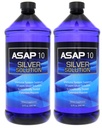 美国生物技术实验室 ASAP 10 PPM 银色溶液免疫系统支持 | 2 包 32 Oz 总计 64 Oz