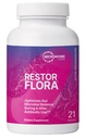 微生实验室 RestorFlora - 男子和妇女消化健康与古特重置的良药 - Spore Based Saccharomyces Boulardii Probios以帮助恢复微生平衡(21 Capsules)