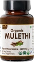 Mulethi 120 平板电脑 — USDA 有机液根 — 支持消化卫生和豁免*