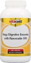 含有Pancreatin的Vitacost大型消化酶 10X - 300 Capsules