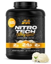 MuscleTech Whei蛋白粉(Vanilla Cream, 5LB) - Nitro-Tech Whei蛋白Isolate Smoothie Mix for Lean Muscle and Recover - 24g of Whei Gold for Men and Men - 包装 May Vary (英语).