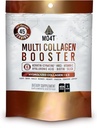 多Collagen助推剂粉末 — 外加加Keratin, Biotin, Hyaluronic Acid, Vitamin C & Silica — 外加的毛发、钉子和皮肤营养剂 - 1英镑
