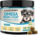 EagouDiary Salmon Oil Chews for Dogs, Omega 3 Skin & Coat 配有EPA & DHA Fatty Acids, Angelica, Methionine, Vitamins, Minerals for Itchy Skin & Alergy Relief(120Ct)的狗肉饼,猪肉饼,猪肉饼,猪肉饼,猪肉饼,猪肉饼,猪肉饼,猪肉饼,猪肉饼,猪肉饼,猪肉饼,猪肉饼,猪肉饼,猪肉饼,猪肉饼,猪肉饼,猪肉饼,猪肉饼,猪肉饼,猪肉饼,猪肉饼,猪肉饼,猪肉饼,猪肉饼,猪肉饼,猪肉饼,猪肉饼,猪肉饼,猪肉饼,猪肉饼,猪肉饼,猪肉饼,猪肉饼,猪肉饼,猪肉饼,猪肉饼,猪肉饼,猪肉饼,猪肉饼,猪肉饼,猪肉饼,猪肉饼,猪