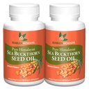 SEABUKKWONDERS Sea BuckThorn种子石油,与有机海Buckthorn,60 Counter Softgels (Pack of 2)共同制造.