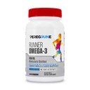奔跑者Omega 3 鱼油 – 三重强营养运动补充剂 - 帮助支持心与联合健康与Omega-EPA & DHA – 1000 mg, 1个月卡普勒斯供男性和女性使用