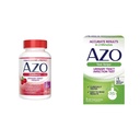 AZO Cranberry Urinary Tract 健康补充和 Urinary Tract 感染(UTI)测试带,2分钟的准确结果,临床测试,易读结果,3个计数