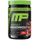 肌肉药物攻击 男女工作前粉 - 能量和力量助攻 与Beta Alanine, Cafeine, Creatine & Betaine Anhydrous – 30 services, Flue Punch Flavor 的劳动前补充