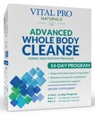 Virtual Pro Naturals - 高级全身清洁剂,配有牛奶硝酸盐,镁,阿罗埃角,以及草药用于不定期的便秘和健康消毒, 2-14天 Kit, 56 Capsules