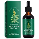 Mullein Drops for Lungs, Mullein 叶片提取与氯酚,Mullein 叶片提取与肺清洁和呼吸支持
