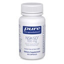 纯封装NSK-SD - 100 mg Nattokinase - 用于正常血液循环 - 支持纤维分析活动* - Gluten Free & Non-GMO - 60 Capsules