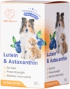 Lutein for Dogs and Cat Eye Supplement Astaxanthin 所有自然成份 人类等级 支持泪水 污泥 Immune, Lutein Sourced from USA, 增强视觉健康抗氧化剂-2.8 Oz