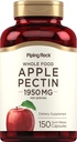Pipping Rock Apple Pectin Capsules 1950 mg 150 Pills 饮食补充 QQ 非GMO, Gluten Free