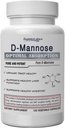 高级实验室 D-Mannose 500 mg,纯非GMO 最佳吸收预生,尿道减肥,Bladder & Kidney UTI 支持,消化和肝脏健康援助,IC 女性和男性救济,120 Veg Caps