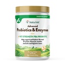 NaturVet – 高级Probiotics & Ezymes – + Vet 力量 PB6 Probiotic → 支持和平衡有敏感胃和消化问题的宠物 → 狗和猫的 + (1 lb)