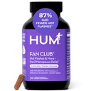 HUM Fan Club Menopause Probiotic Probiotic Supplements for Women, Non Hormonal, 支持能量和热闪光, 葡萄种子提取和西伯利亚Rhubarb, 30 Vegan Capsules