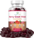Potent Horny Goat Weed for Men and Women (Max Potency Chews 800mg), Horny Goet Weed 提取用于能源管理、性能和 Stamina - Vegan, Gluten - Free, 天然葡萄果 Flavor