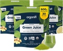 Organifi Green Juice - 有机超级食品粉 - 90天供应 - 有机维冈绿地 - 帮助降低科蒂索尔 - 提供更好的应激反应 - 支持体重控制 - 全身健康