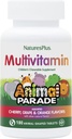 NaturesPlus 动物游行儿童 Chewable 多维他明 - 180 动物形状的牌匾,包 3 - 自然种类的火焰 - Vegan, Gluten Free - 270 总服务