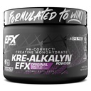 EFX Sports Kre-Alkalyn EFX Powder QQ pH 正确的克里丁单水合物 粉末补充 QQ 力量,肌肉生长和性能 66 服务(未受欢迎)