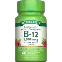 Nature's Truth B12 维生素 5000 mcg QQ 60 板块 快速溶解 天然贝里 Flavor QQ Vegan, Non-GMO & Gluten Free Supplor