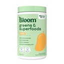Bloom 营养超食品 绿皮粉 消化酶与Probiotics和Prebiotics, Gut Health, Bloating Relief for Women, Chlorella, Green Juice Mix with Beet Root Powder, 25 SVG, 芒果